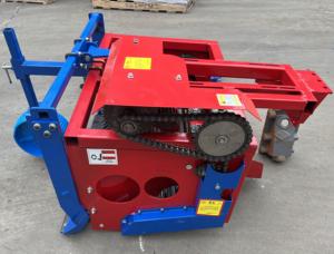 Cosechadora frontal de 4 hileras <span class=keywords><strong>y</strong></span> 75 cm para <span class=keywords><strong>ajo</strong></span> <span class=keywords><strong>y</strong></span> cebolla, máquina de recolección para cultivadores de tractor de un solo eje - Product Image 2