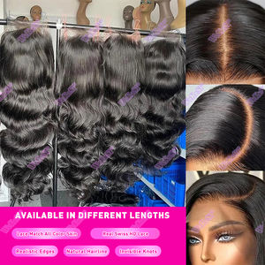 Perruque Lace Frontal Wig brésilienne 13x6, 40 pouces, perruque lace front wig 360 cheveux humains, pre-plucked avec Baby Hair - Product Image 4