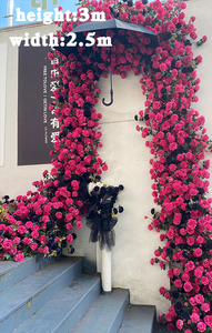 Cascata di Fiori Artificiali Giganti a Forma di Rosa per Decorazioni Matrimoniali su Larga Scala - Product Image 6