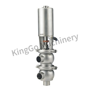 Sanitaire DIN D'arrêt Pneumatique Vanne D'inversion D'arrêt En Acier Inoxydable Et Réserver Vanne - Product Image 3