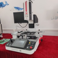 Nouvelle station de soudage Dinghua à 3 zones avec contrôle de température indépendant, système d'alignement optique, en acier inoxydable, précision 2C, 350