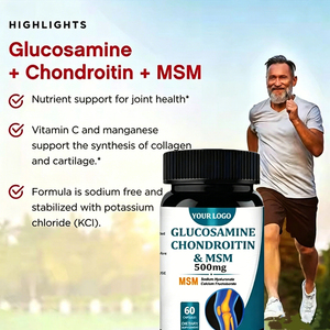 Compléments alimentaires pour la santé des articulations, comprimés de glucosamine et de chondroïtine halal OEM, MSM, glucosamine, chondroïtine - Product Image 4