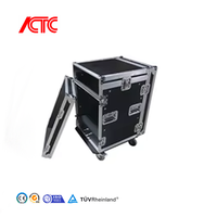 Valise de transport en aluminium portable, étanche, antichoc, durable et écologique avec fermeture éclair pour serveur de grande taille