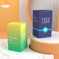 Boîte d'emballage en carton pour comprimés et pilules médicales, personnalisable avec logo, recyclable et imprimée
