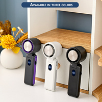 Mini ventilateur portatif portatif refroidissement à grande vitesse gel d'air fort pour l'été pour voiture RV ménage alimenté par batterie en plastique