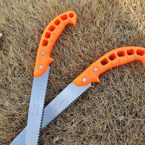 Sierra de podar Jiuyiang de 240 mm, sierra de mano pequeña para jardín, para cortar ramas de árboles frutales, con mango de PVC - Product Image 3