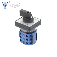 Interruptor Rotativo de Control de Motor YZTW LW26-20 1-0-2 3P, Interruptor de Cambio 20A