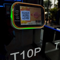 Lector de tarjetas FUNOVA T10, compatible con tarjeta/pulsera de membresía prepagada, generación de código QR, Etoken coleccionable