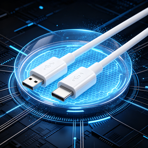 Cable de carga USB C trenzado de nailon, cable de sincronización de datos de carga rápida para uso diario en teléfonos inteligentes y tabletas - Product Image 5