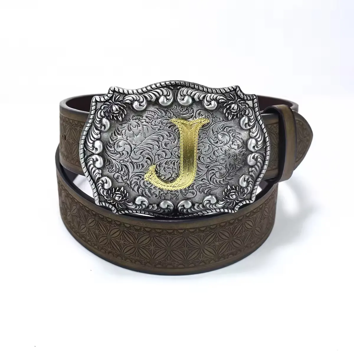 Wholesale Fashion Designer Vintage Belt Western Cowboy Animal Style Zinc Alloy Buckle Punk Mens Belt