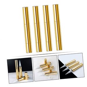 <b>Custom</b> Logo 3ml 5ml Gold Screw Cap Empty Nail/Cuticle Oil Pen Cosmetic Packaging Lip Gloss Tube - Product Image 1