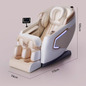 Modern Luxury Massager <b>Chair</b> <b>Zero</b> <b>Gravity</b> With Leather Manipulator Waist Leg Neck Foot T0024007 Modern 3d <b>Zero</b> <b>Gravity</b> - Product Image 3