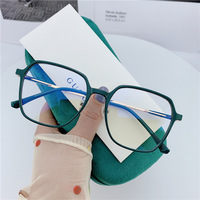 Montura de gafas poligonales para jóvenes, protección ocular para ordenador, con bloqueo de luz azul, tr, 0799