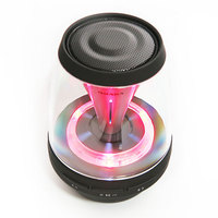 Mini haut-parleur portable, lampe magique RVB colorée, enregistrement vocal, lecture de carte TF, radio FM