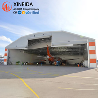 Hangar préfabriqué en structure d'acier pour avions – Conception de bâtiment en structure d'acier