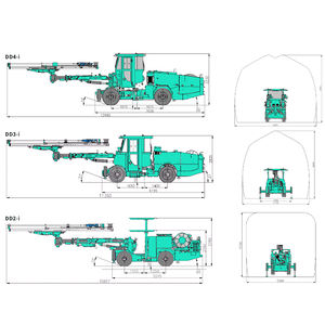 Thiết bị khoan đá thông minh sử dụng hệ thống điều khiển máy tính được sử dụng cho các hoạt động khoan hẹp trong mỏ hầm. - Product Image 4