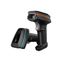 LONVILL Scanner de codes-barres CMOS portable avec interface USB, scanner de codes-barres 2D sans fil pour supermarché, inventaire, magasin de détail