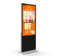 Kiosque à écran tactile autoportant intérieur 43 pouces Floorstand Totem 500 Nits LCD Floorstand affichage numérique de signalisation