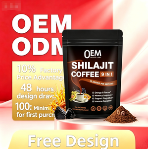 Café aux champignons Shilajit 9 en 1, mélange de <span class=keywords><strong>poudre</strong></span> de café instantané, Chaga, Reishi, Cordyceps, boisson adaptogène à base de plantes, soutien immunitaire et concentration - Product Image 4