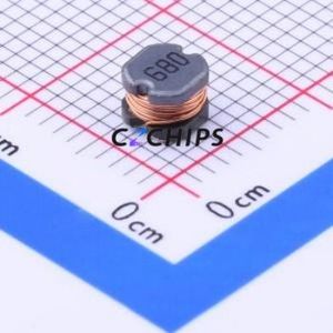 SM4532-680M(f) ตัวเหนี่ยวนำไฟฟ้าแบบ SMD, 4.5x4 มม. ( ค่าความเหนี่ยวนำ: 68uH )( ความแม่นยำ: 20%) กระแสไฟฟ้าที่กำหนด: 370mA - Product Image 1