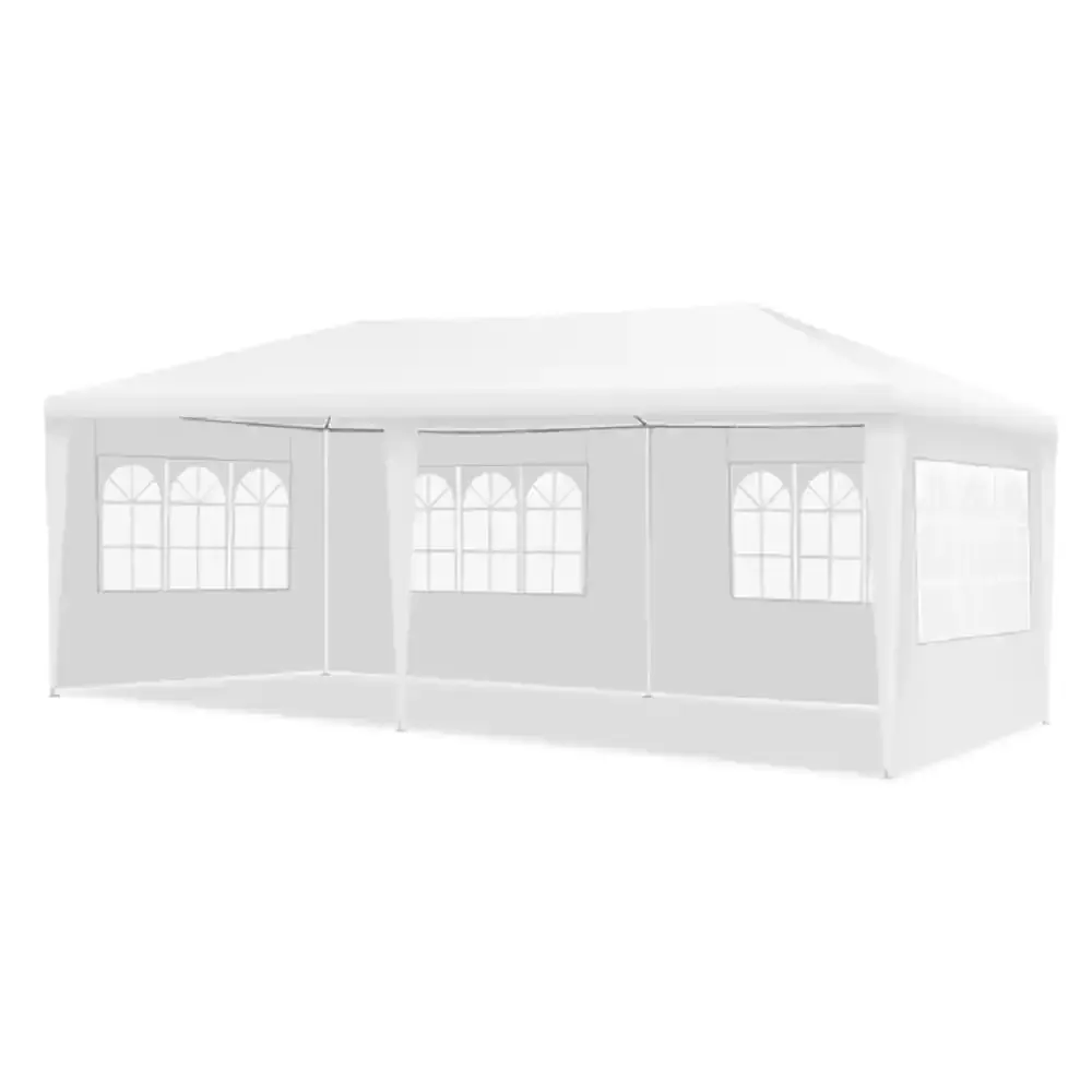 Patio 3x6m 10x20ft Canopy Tent, Waterproof PE Fabric, Outdoor Wedding Party Tent