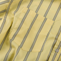 Ensemble chemise et short rayé à manches longues en coton, nouvelle collection printemps, col chemise, décontracté, deux pièces, séchage rapide, respirant, pour femme