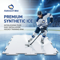 Panneaux de glace en UHMWPE autolubrifiants, planches de patinage sur glace avec service de découpe, épaisseur de 6 à 300 mm pour l'entraînement sur patinoire