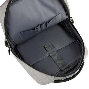 <b>Backpack</b> Laptop 15.6 Inch With Usb Port Business Travel Men's Casual <b>Waterproof</b> Solid Color - Product Image 4
