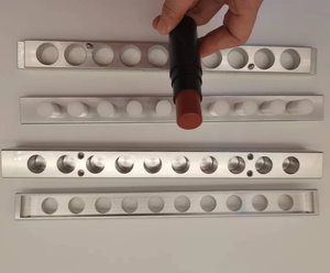 Moldes de Alumínio Personalizados para Preenchimento de Batom com 10, 12, 36, 72, 96 Cavidades, Polido em Espelho Prateado, DIY, Anodização para Batom - Product Image 3