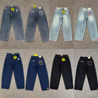 New Designer Trendy Brand Men's Jeans High Quality Embroidery logo Denim Pants Wholesale Protect ldn Jeans for Men