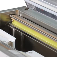 Machine sous vide électrique semi-automatique en gros pour le polissage du riz, le fraisage, le scellage de sachets souples, de canettes, de films, de papier/d'aluminium 660 mm
