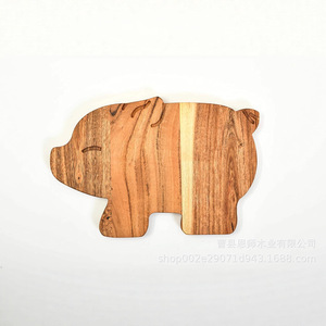 Acacia Heart Shaped Cutting Board 20x20x1.5cm <b>Wooden</b> Kitchen Chopping <b>Block</b> For Bread Fruit Serving - Product Image 3