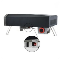 Nouveau four à pizza électrique rotatif automatique mini, en acier inoxydable, portable, haute productivité, pour usage domestique et commercial