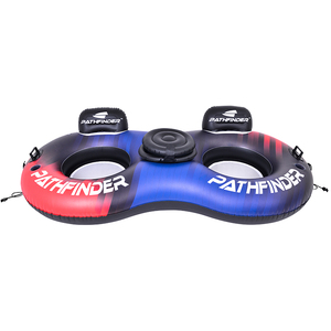 Nhiệm vụ nặng nề Inflatable 2 người sông Float Ống bè với Cooler - Product Image 2