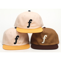 Hotselling 5-panel 3D geborduurde logo petten, ongestructureerde petten