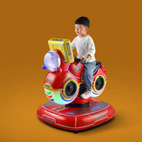 Machines de jeux de parc d'attractions de haute qualité dessin animé moto arcade kiddie ride machine de course de jeu vidéo à bascule
