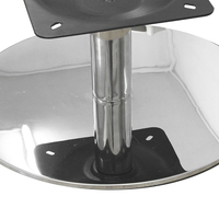 Tabouret de bar moderne en acier inoxydable, pivotant, pour usage commercial (hôtels et écoles) - Vente en gros