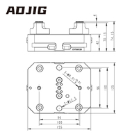 ZPP DV155125 ZPP CNC Workholding Fixture Zero Point Manual Quick Change Precision Vise untuk Pusat Pemesinan 4 5 Axis