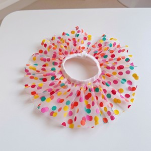 Bavoir à pois pour animaux de compagnie avec des points colorés, accessoire de fête d'anniversaire pour chiens et chats, à porter en toutes saisons, pour les fêtes - Product Image 5