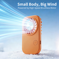 Mini-ventilateur portable d'extérieur pour filles, rechargeable par USB, silencieux, idéal pour les voyages