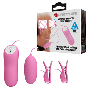 Produk Wanita baru 7 klip payudara getaran frekuensi stimulasi dada 3 produk seks elektrik untuk pria/wanita produk seks dewasa - Product Image 1