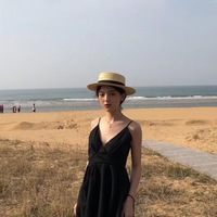 Chapeau de paille pour enfants, à large bord, avec nœud et ruban, style Fedora, pour la plage et l'été