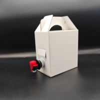 Distributeur de jus aseptique en sac de vin, Almimum Name, sacs de 3 l, boîte d'emballage personnalisée pour l'emballage d'huile
