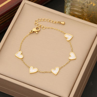Set Kalung & Anting Baja Tahan Karat, Liontin Rantai & Anting Tusuk Senada, Hipoalergenik Tahan Air Warna Emas Perak Hadiah OEM