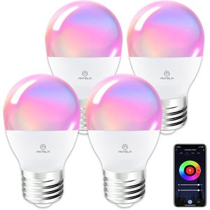 Ampoule LED intelligente Antela E27 4,9W RGB à intensité variable avec contrôle Wi-Fi via application pour la domotique - Product Image 1