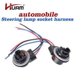 3156 3157 otomotiv LED ampul soket adaptör demeti dönüş sinyal ışığı fren ampul soket 2-piece Set - Product Image 3