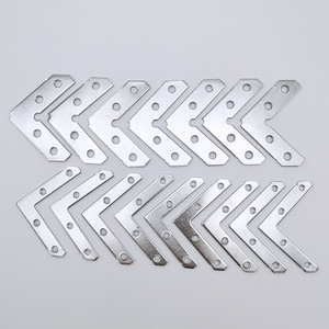 Zilang Advertising Aluminum Corner <b>Bracket</b> 42x7.5mm Silver <b>White</b> Hardware Support For Wall Mounting Furniture - Product Image 3