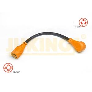 TT-30P L14-30R 30AMP 18 pouces adaptateur OEM <span class=keywords><strong>rallonge</strong></span> électrique européenne 50m 15 30 mètres 5mm - Product Image 6