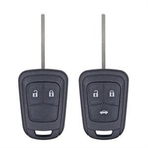 Carcasa <span class=keywords><strong>de</strong></span> Repuesto para Llave <span class=keywords><strong>de</strong></span> <span class=keywords><strong>Coche</strong></span> con Control Remoto <span class=keywords><strong>de</strong></span> 2 Botones, ABS Negro, para Chevrolet AVEO Cruze y para Opel Malibu <span class=keywords><strong>Sonic</strong></span> - Product Image 1