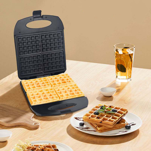 Machine à sandwich 4 tranches Machine à gaufres multifonctionnelle pour le petit-déjeuner à la maison Mini Egg Bubble Donut Waffle Maker - Product Image 6